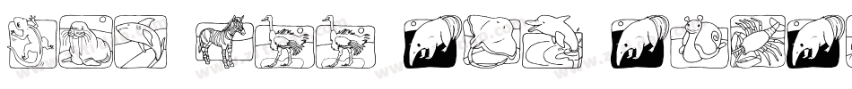LMS Zoo and Aquarium Life字体转换